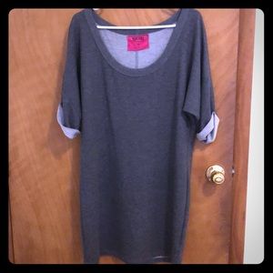 Soft Grey Sweater Dress